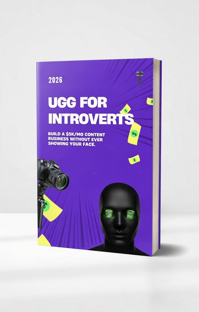 UCG For Introverts (The Complete 2026 Guide to Profitable Faceless Content Creation)